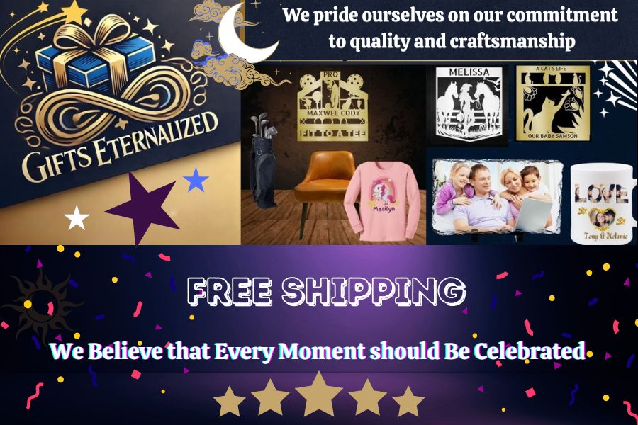 Gifts Eternalized - Free Shipping - We believe that every moment should be celebrated
