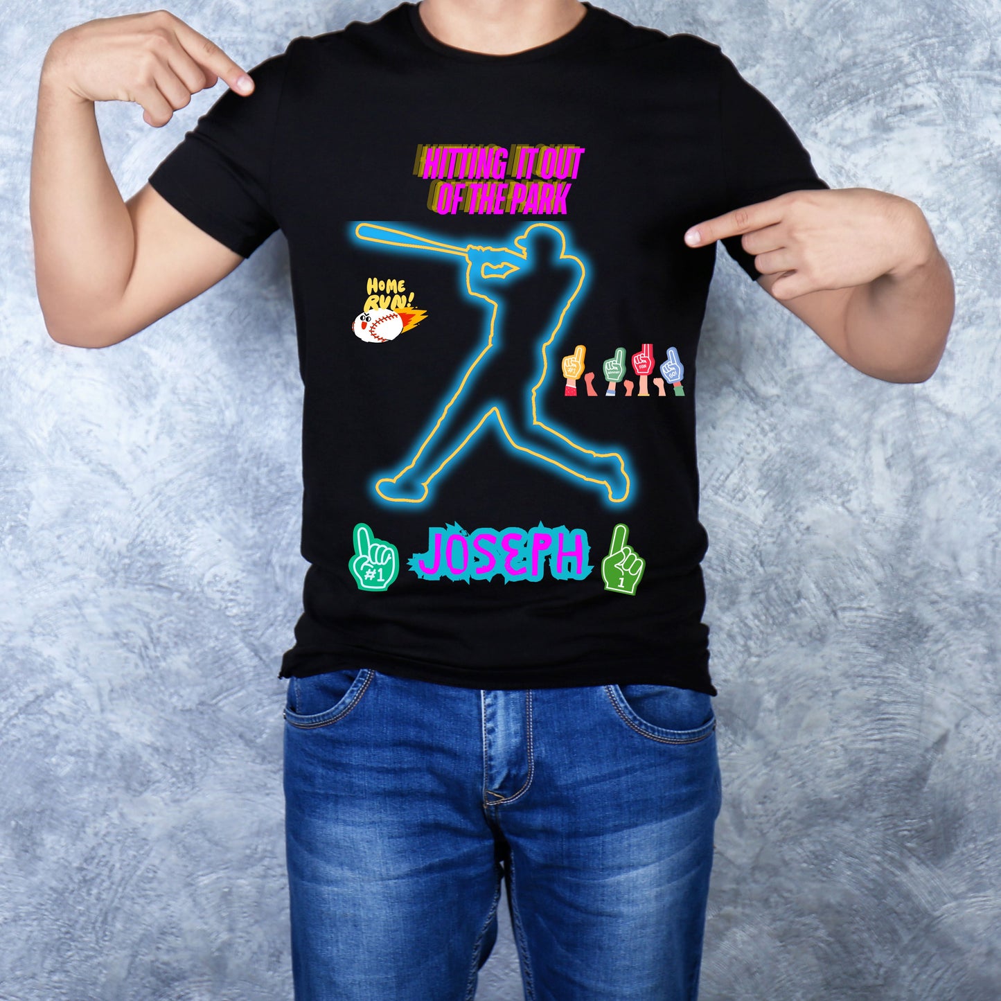 Camiseta juvenil personalizada "Golpeando el balón"