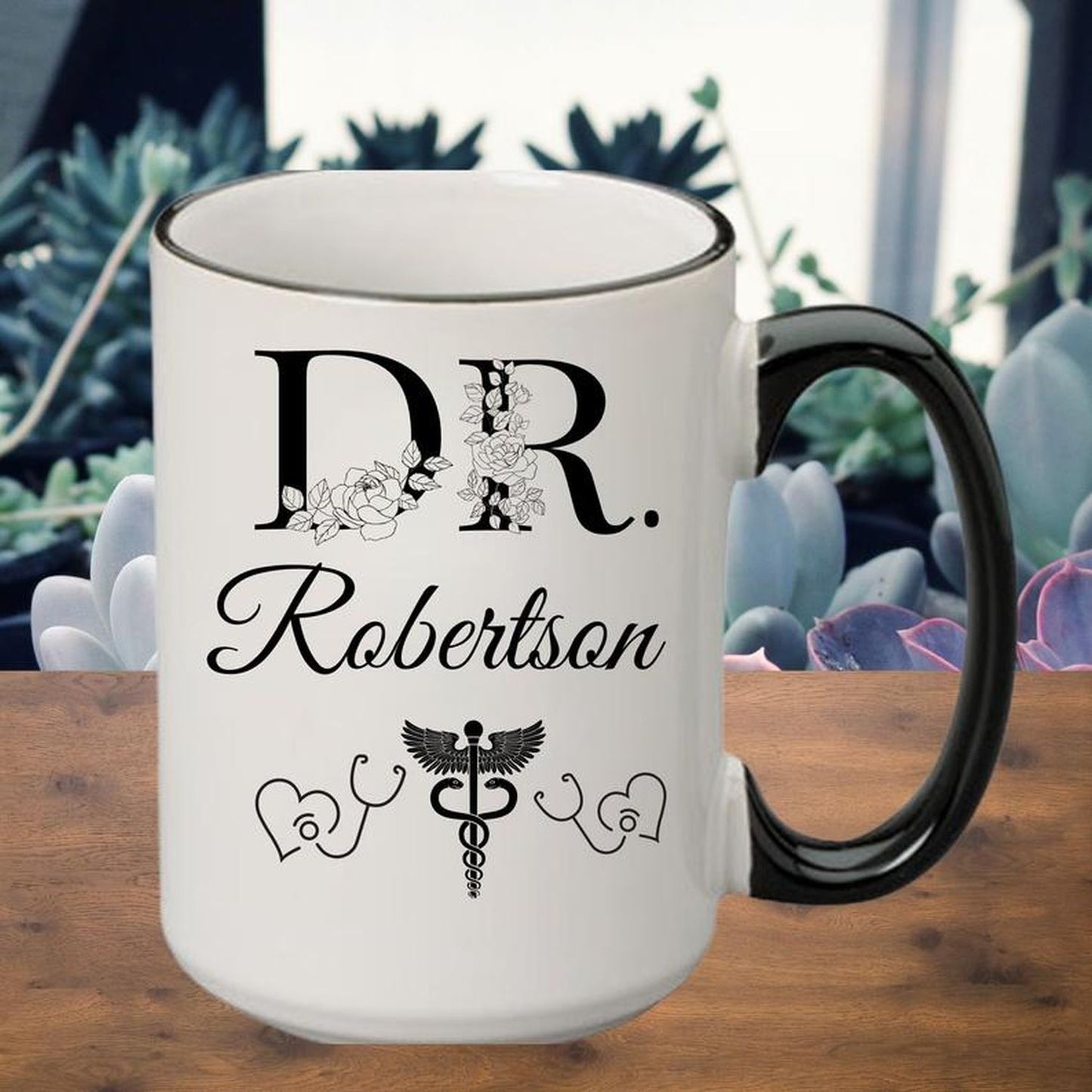 Taza personalizada para médicos y personal sanitario