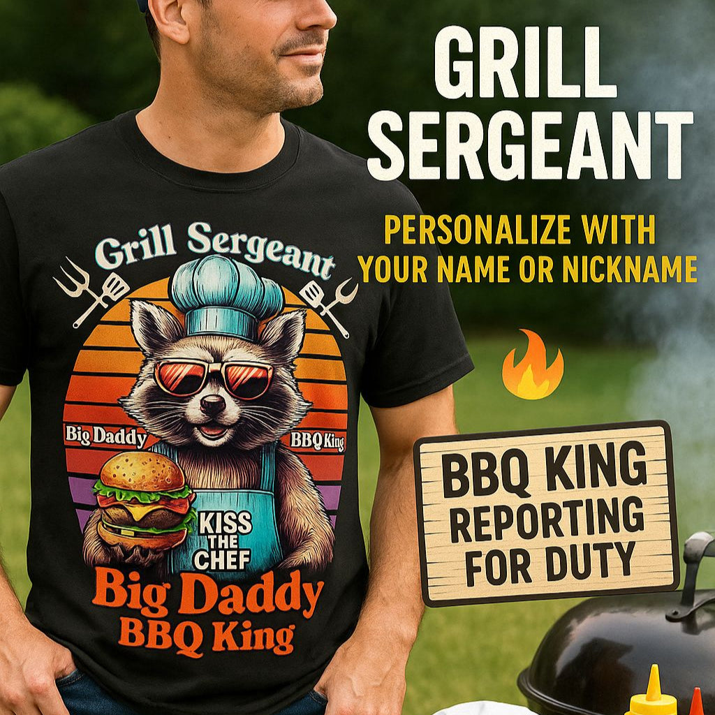Personalized "Grill Seargent" Unisex classic tee