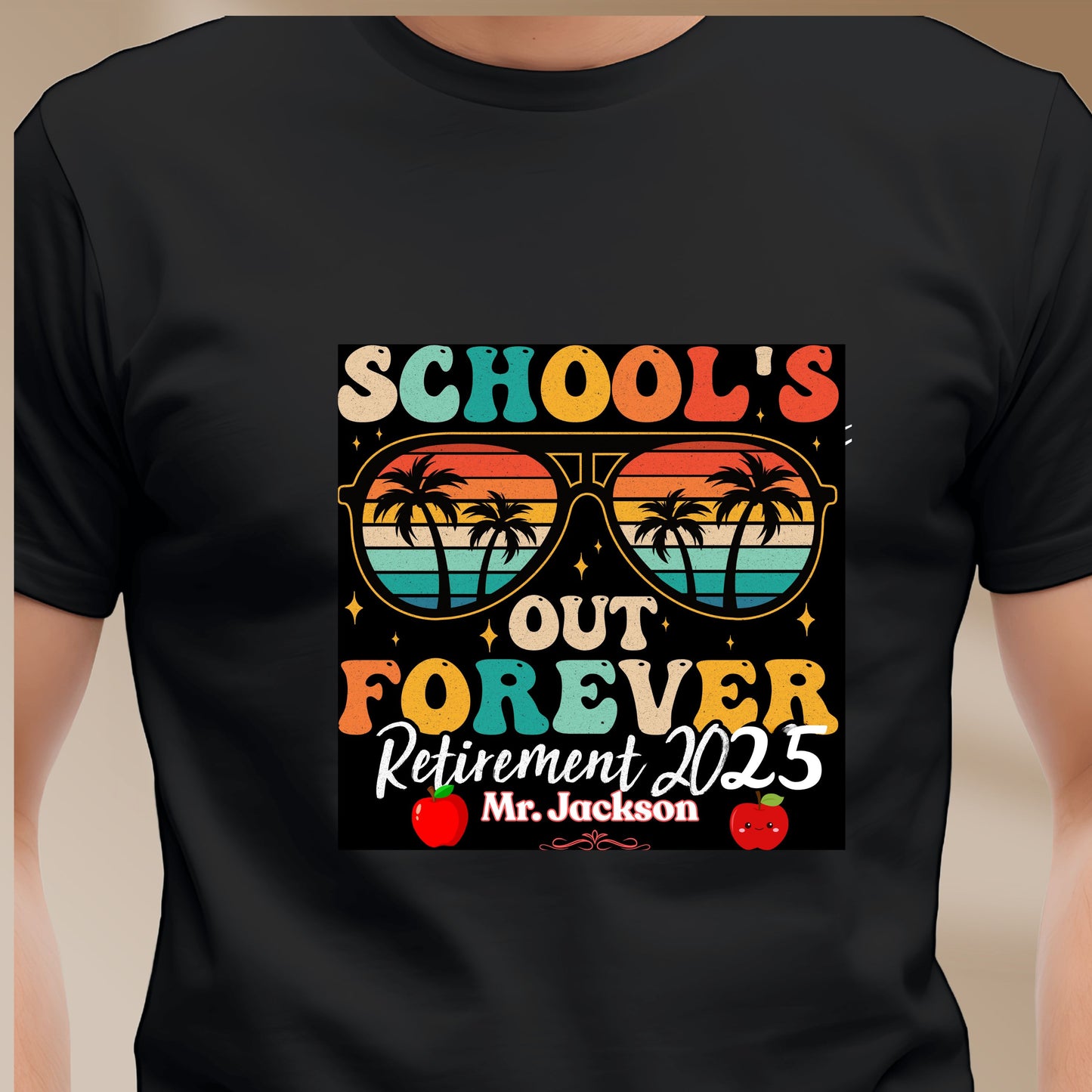 Personalized "Schools Out Forever" Teacher Retirement Gift