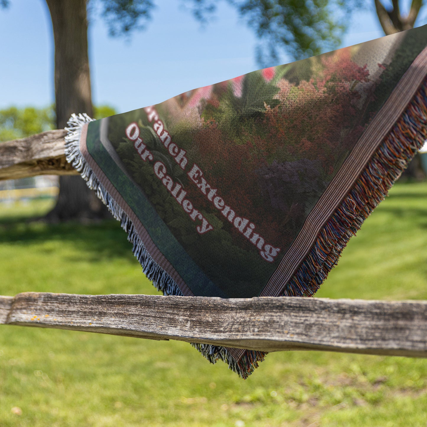 Personalized Photo Family Tree Decorative Woven Blanket