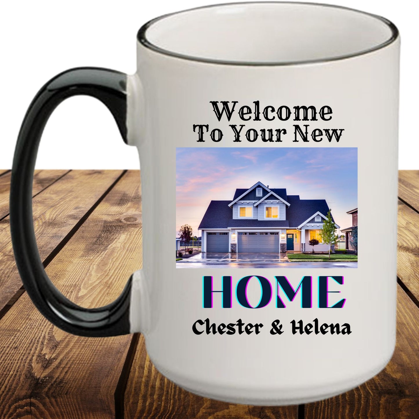 Welcome to Your New Home Photo Mug
