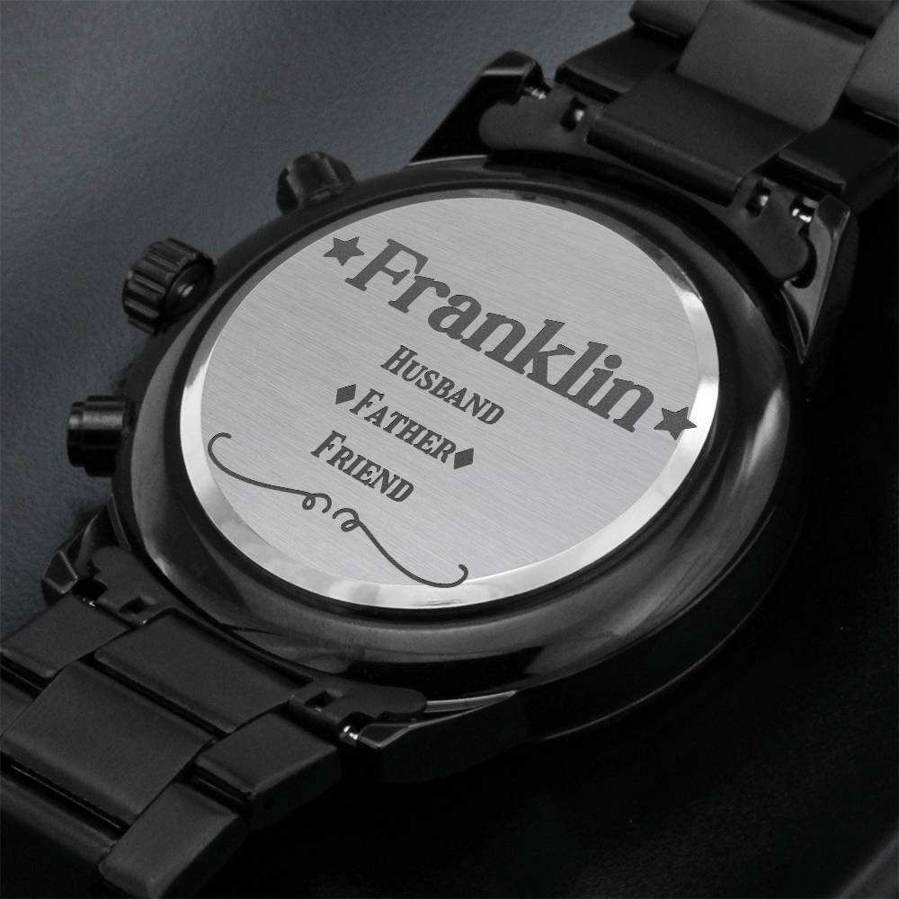 Reloj grabado personalizado para ese hombre especial