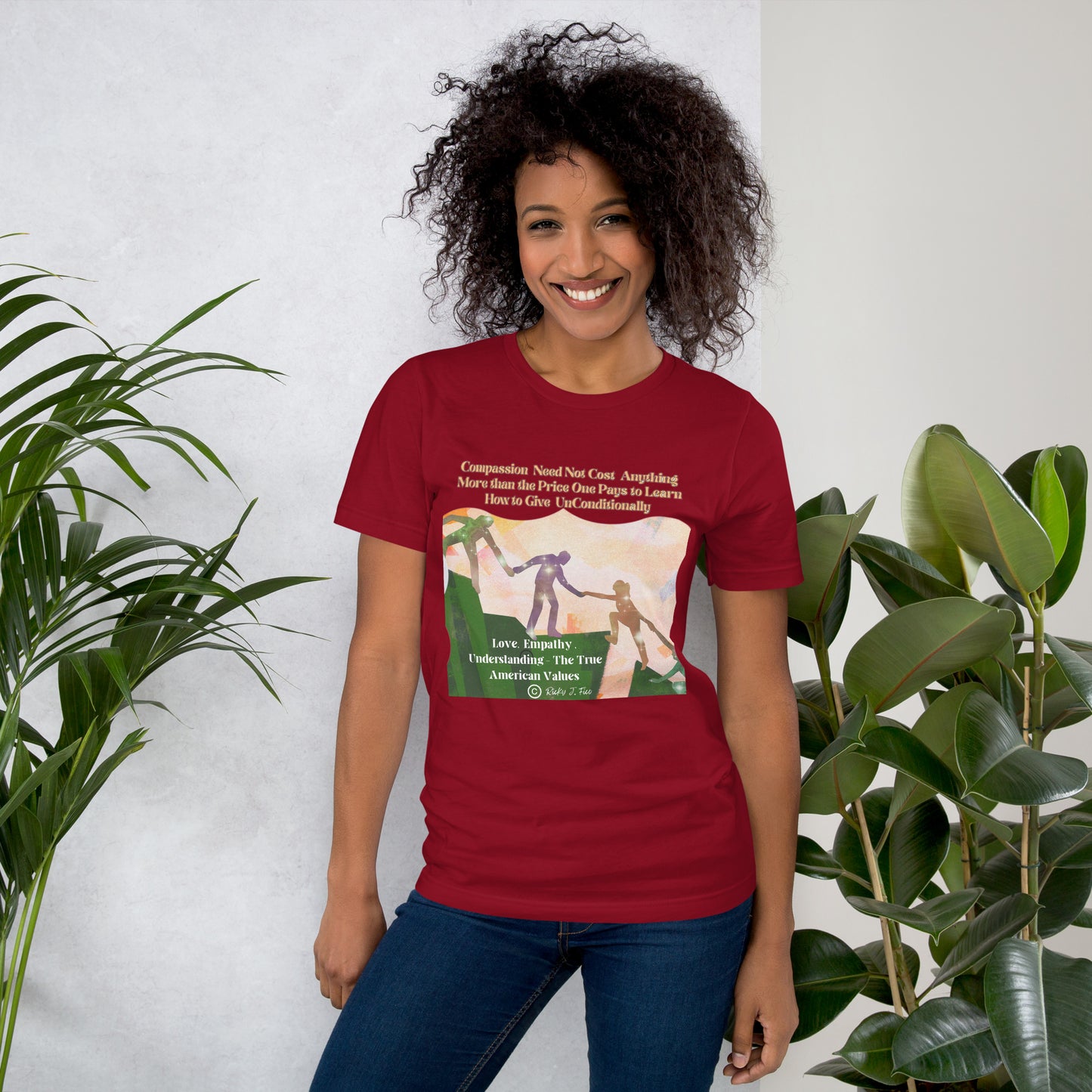 RJF's Thoughts on Compassion Inspirational T-Shirtl Gift or Keepsake