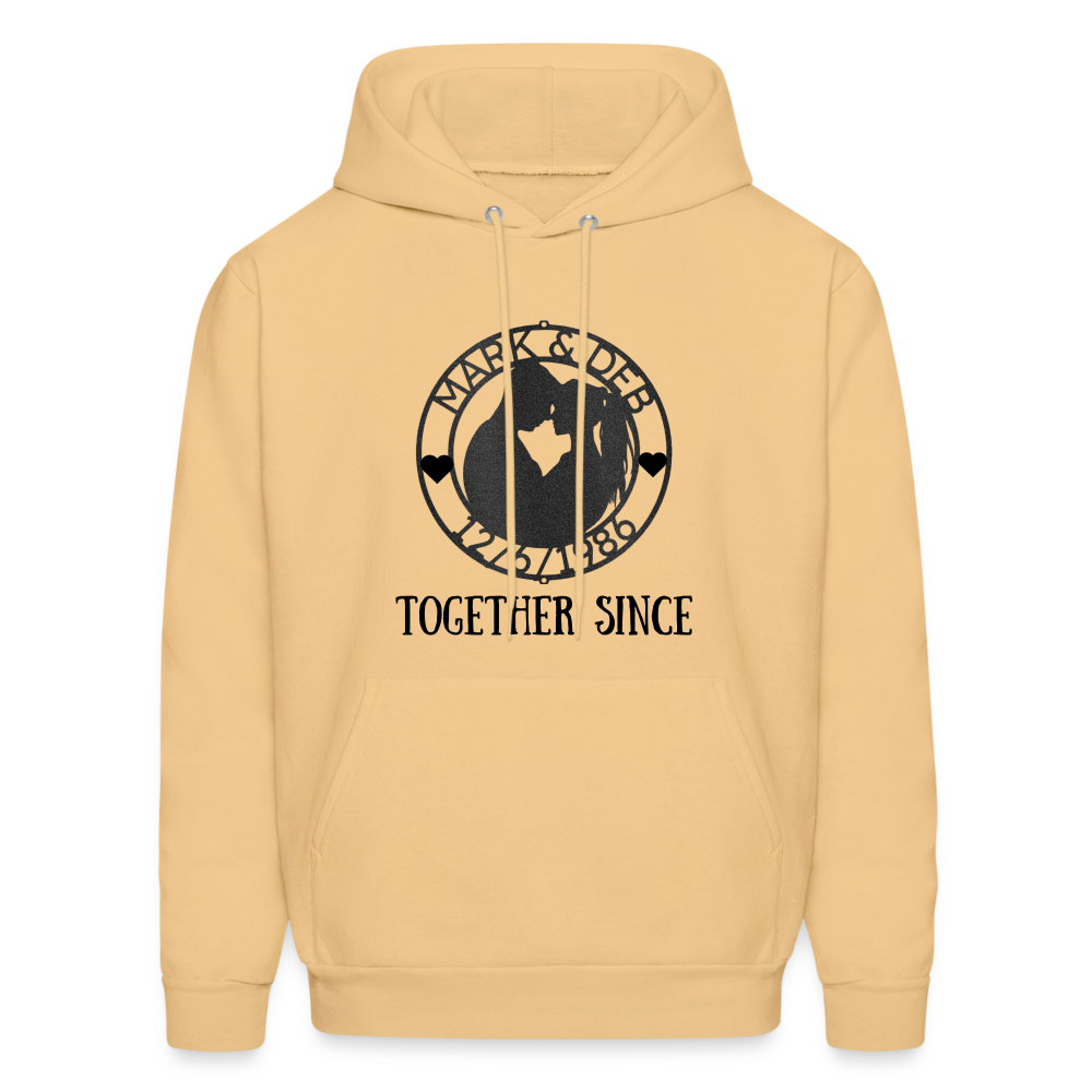 Men's Hoodie - light gold 