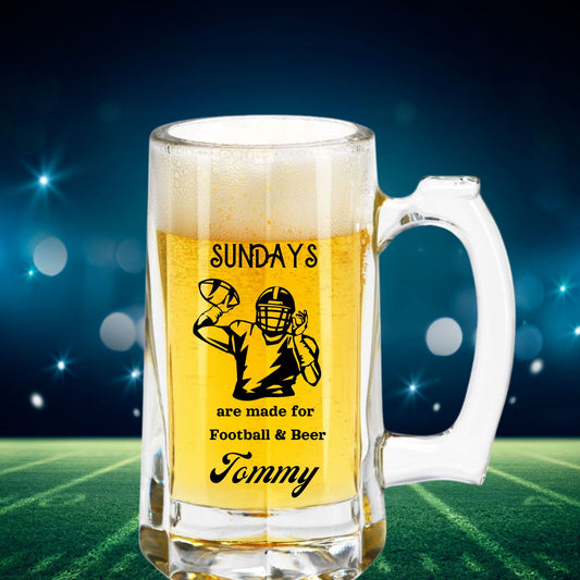 Sundays are Made for Football & Beer Stein