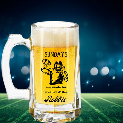 Sundays are Made for Football & Beer Stein