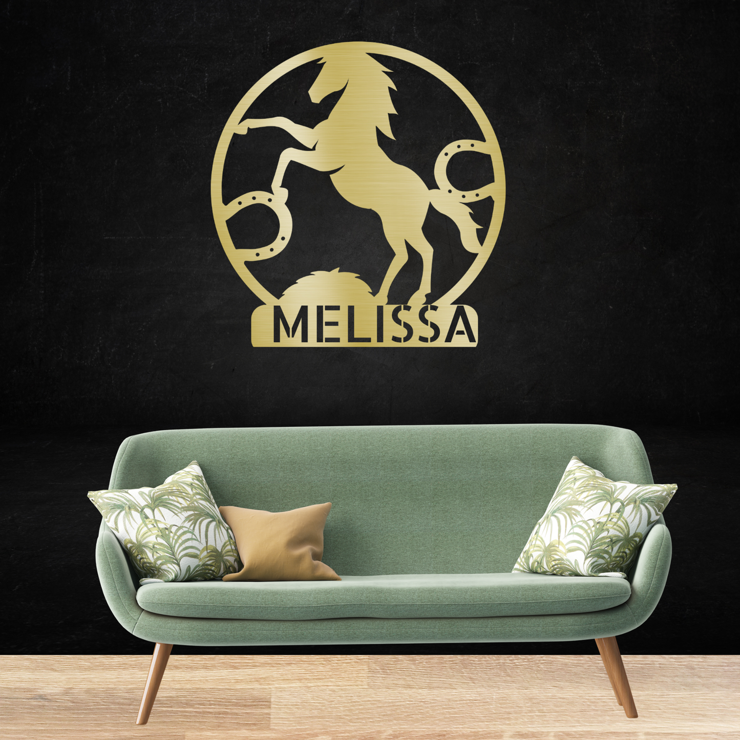 Personalized  and Customized "Horse" Steel Wall Decor