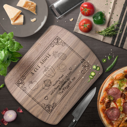 Personalized "A Cut Above" Hardwood Cutting Board