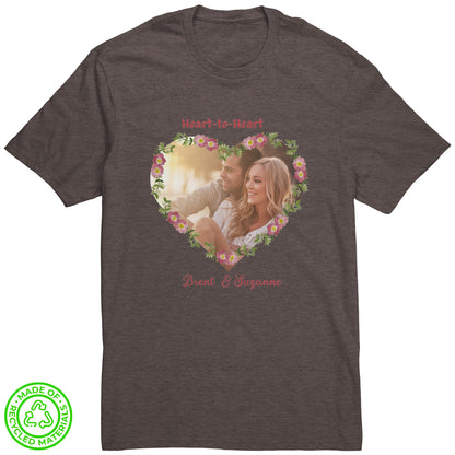 Personalized Heart-To-Heart Photo District Re-Tee