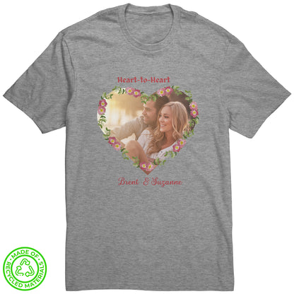Personalized Heart-To-Heart Photo District Re-Tee