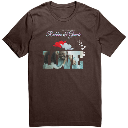 Personalized Love Couple  Photo Canvas Unisex Shirt