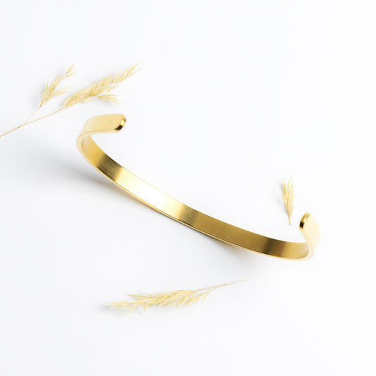 Personalized Engraved Bridesmaid Cuff Bracelet