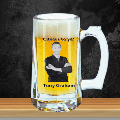 Personalized Photo Beer Stein