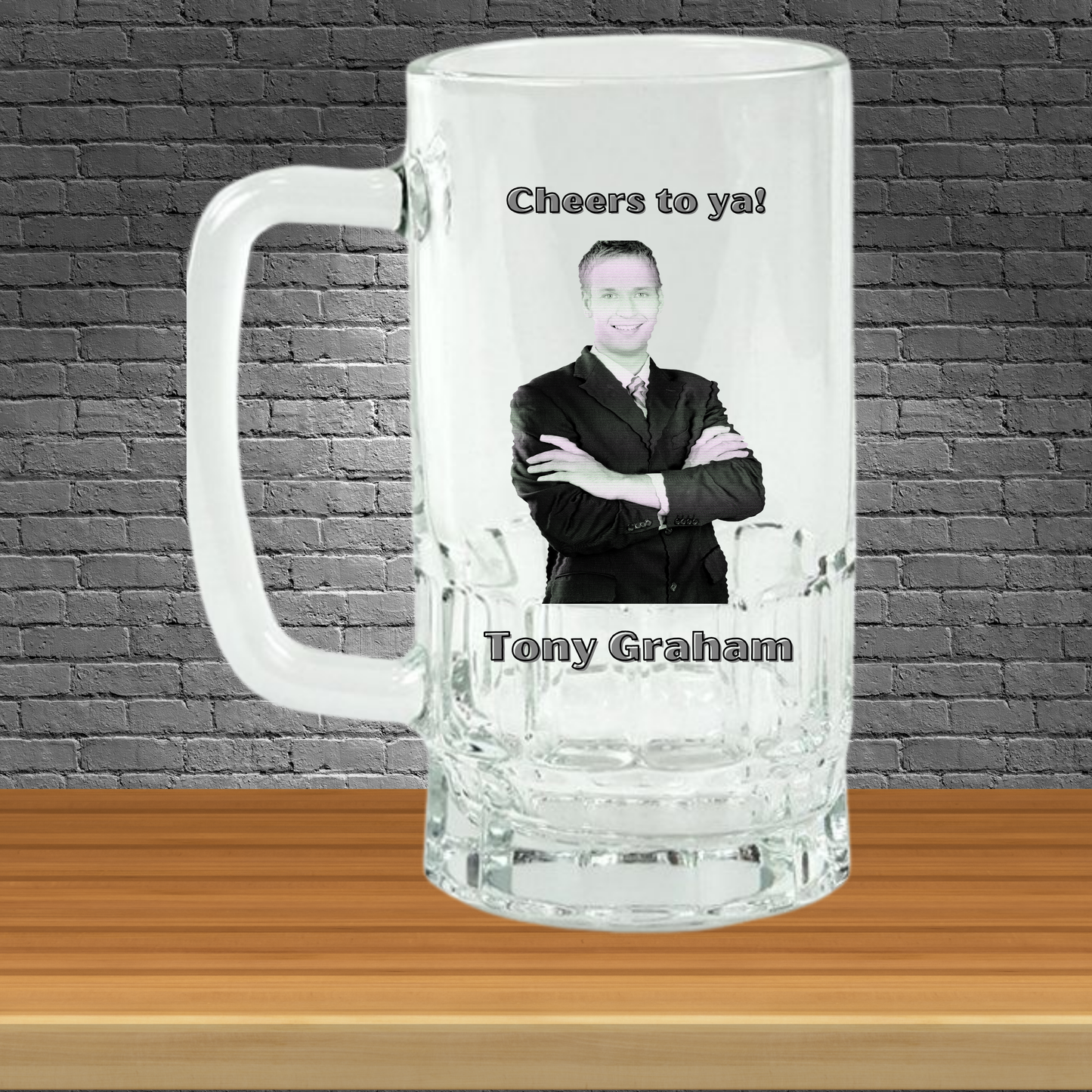 Personalized Photo Beer Stein