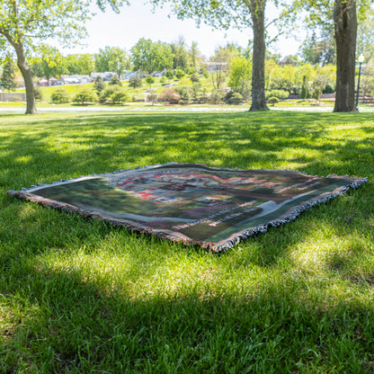 Personalized Photo Family Tree Decorative Woven Blanket