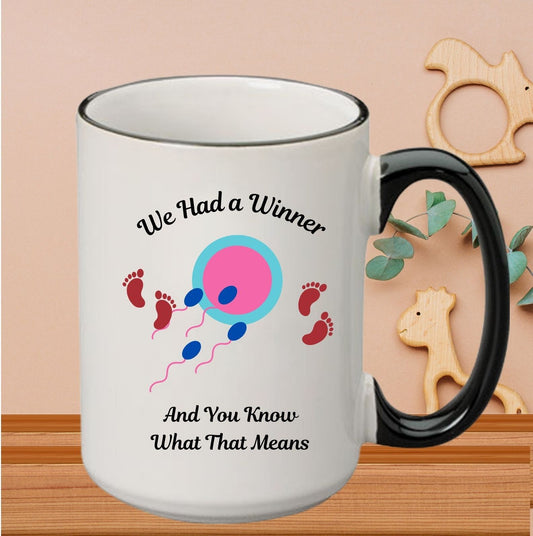 Humorous Pregnancy Announcement Mug Gift