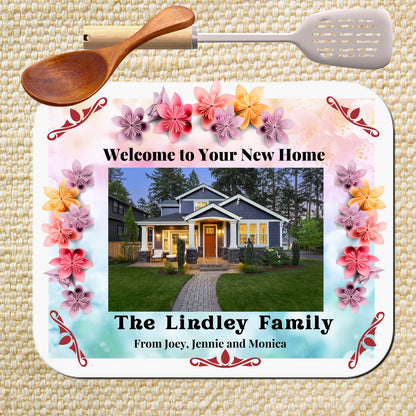 Photo "Welcome to Your New Home" Cutting Board