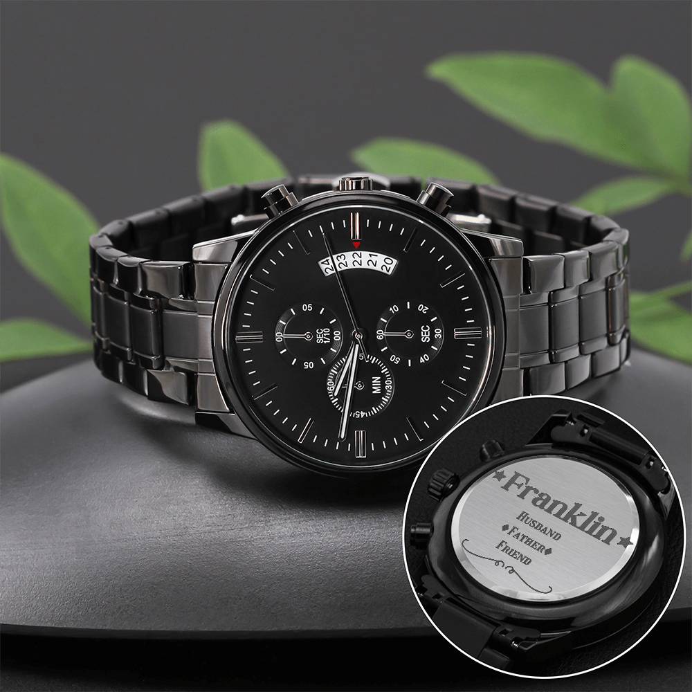 Personalized Engraved Watch For That Special Man