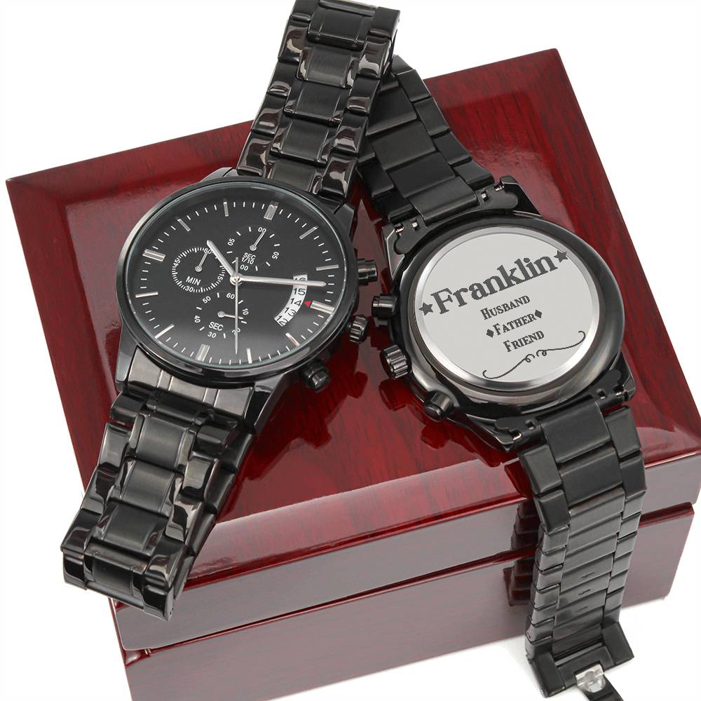 Personalized Engraved Watch For That Special Man