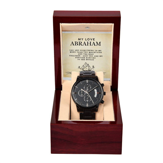 MEN'S OPENWORK WATCH ( includes personalized message card )