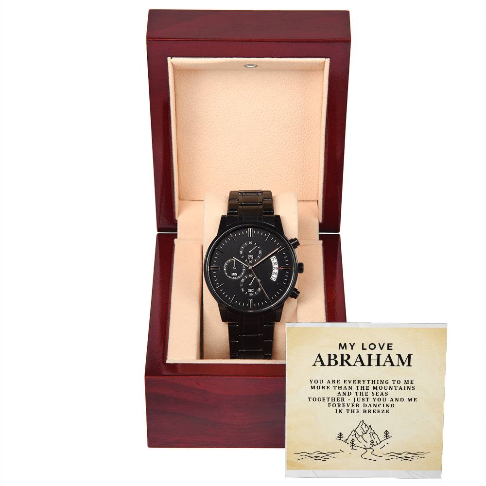 MEN'S OPENWORK WATCH ( includes personalized message card )