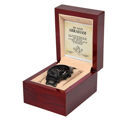 MEN'S OPENWORK WATCH ( includes personalized message card )