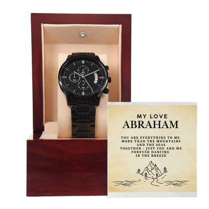 MEN'S OPENWORK WATCH ( includes personalized message card )