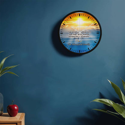 Personalized "Eternity" Clock