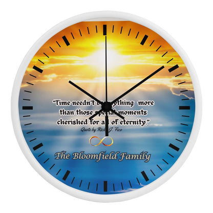 Personalized "Eternity" Clock