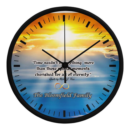 Personalized "Eternity" Clock