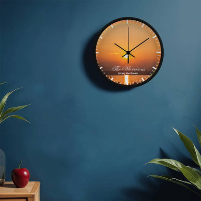 Personalized "Living the Dream" clock