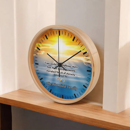 Personalized "Eternity" Clock