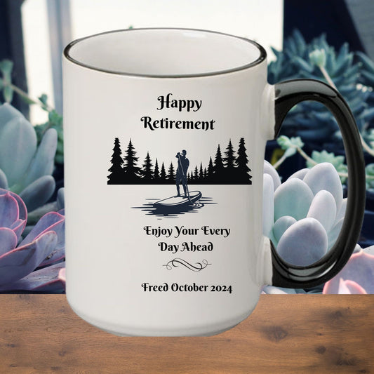 Personalized "Happy Retirement" Mug Gift for Him