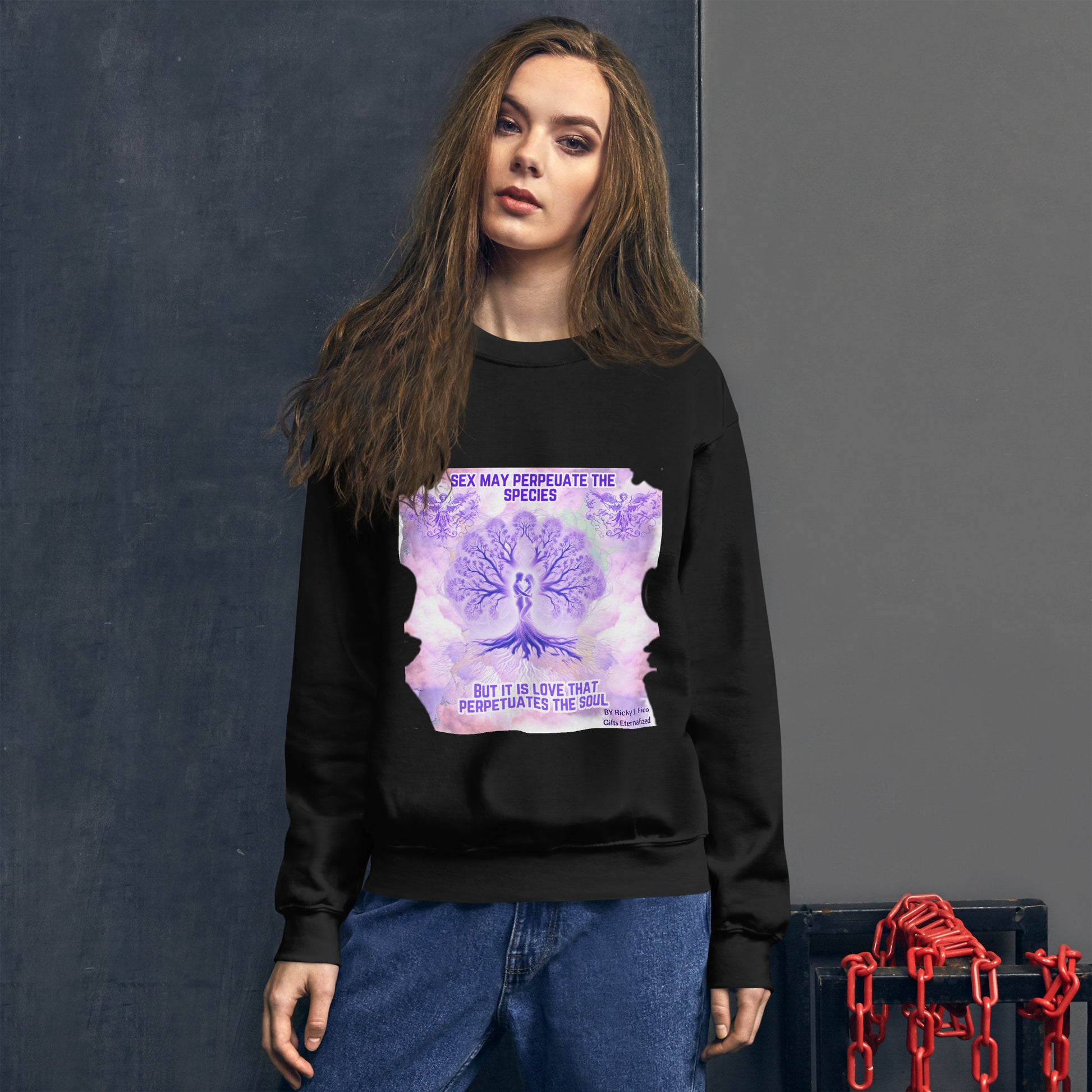 From the RJF Collection "Sex" Sweatshirt for Her 