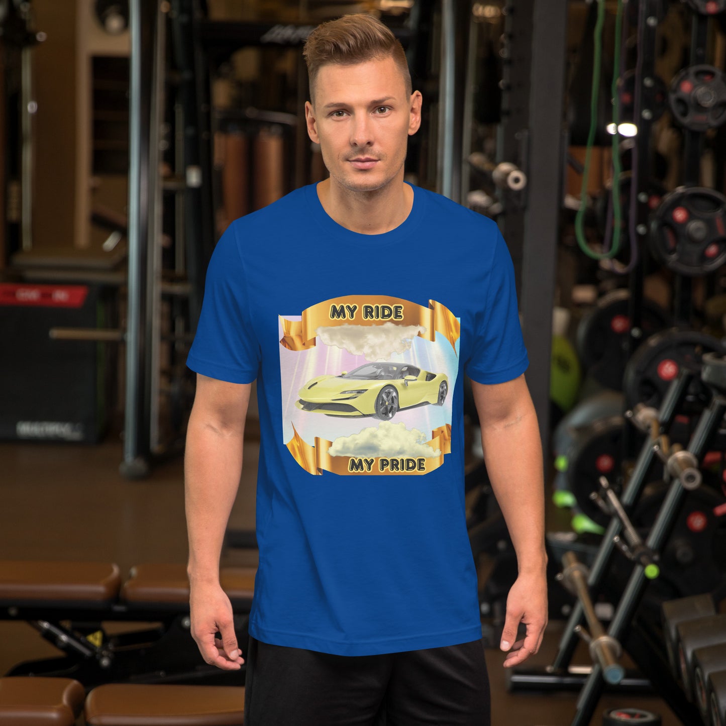 Personalized Photo "My Ride, My Pride" Car Owner Unisex t-shirt